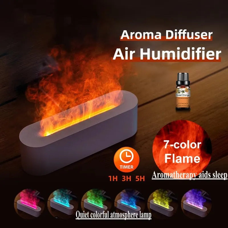 Led Flame aroma Air Humidifier